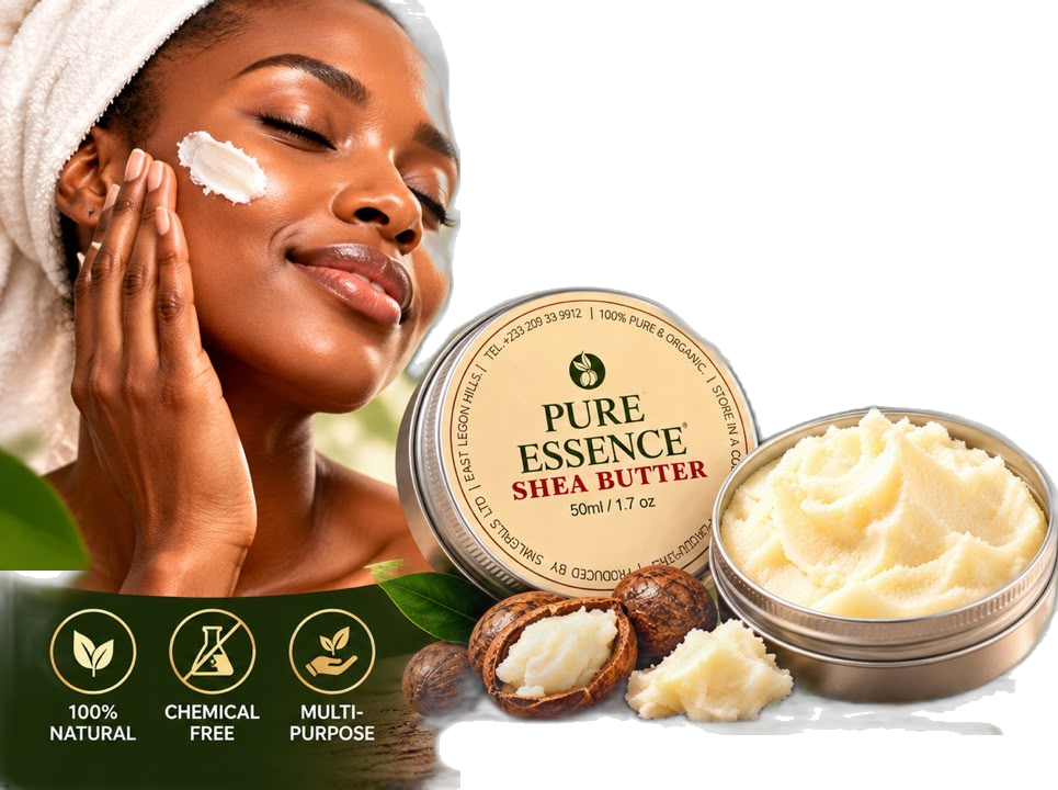 Pure Essence Shea Butter - Nature's touch for healthy skin and hair
