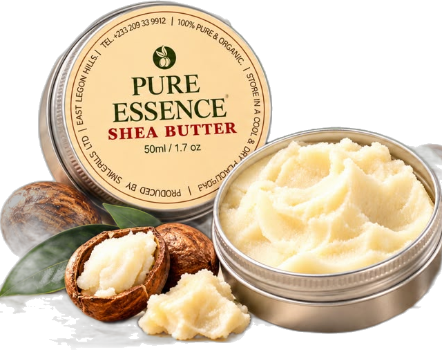 Pure Essence Premium Shea Butter - Handcrafted African Shea Butter 50ml